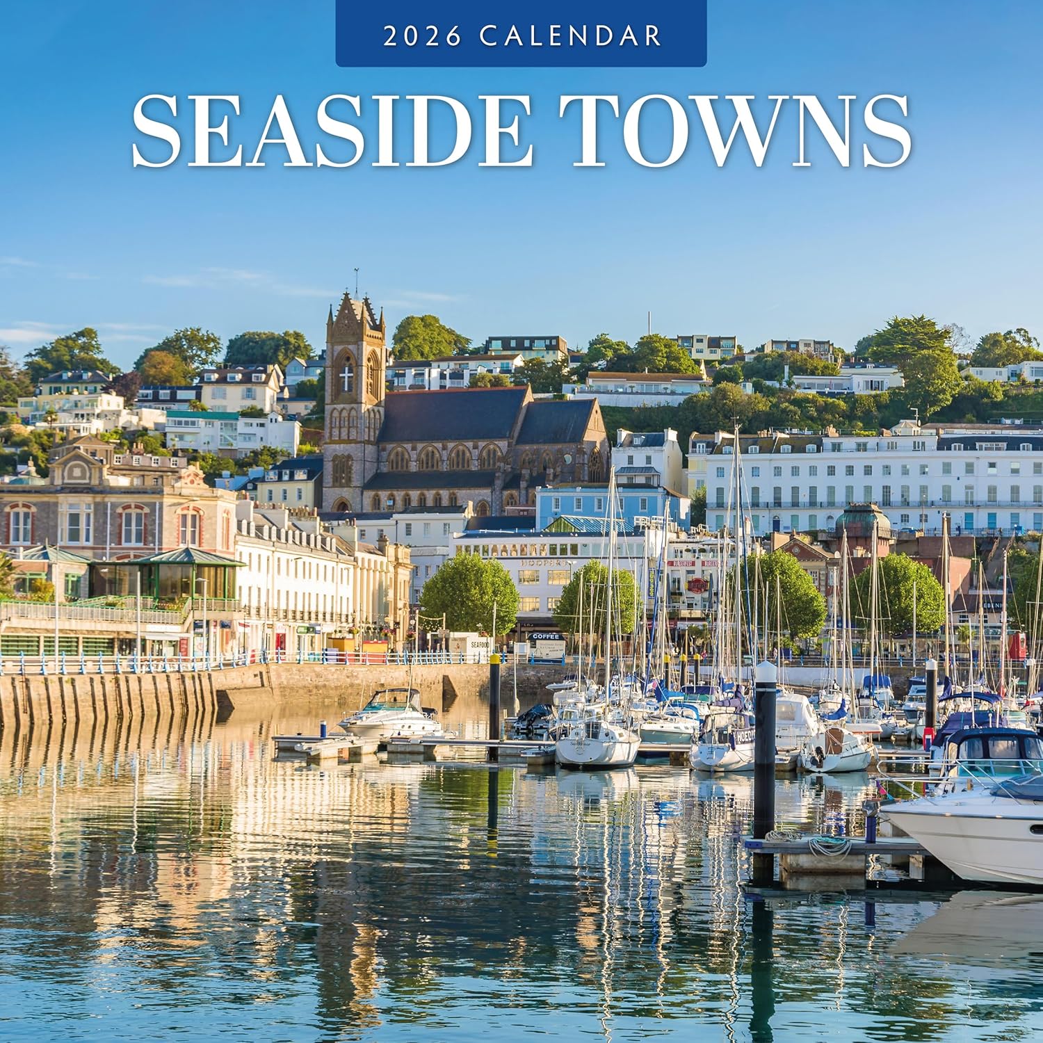Red Robin 2026 Seaside Towns Monthly Wall Calendar | 12" x 24" Open | Premium Thick & Sturdy Paper | Hangable 12 Month Calendar | Lined Notes & To Do Area | Vivid Images | Plastic Free