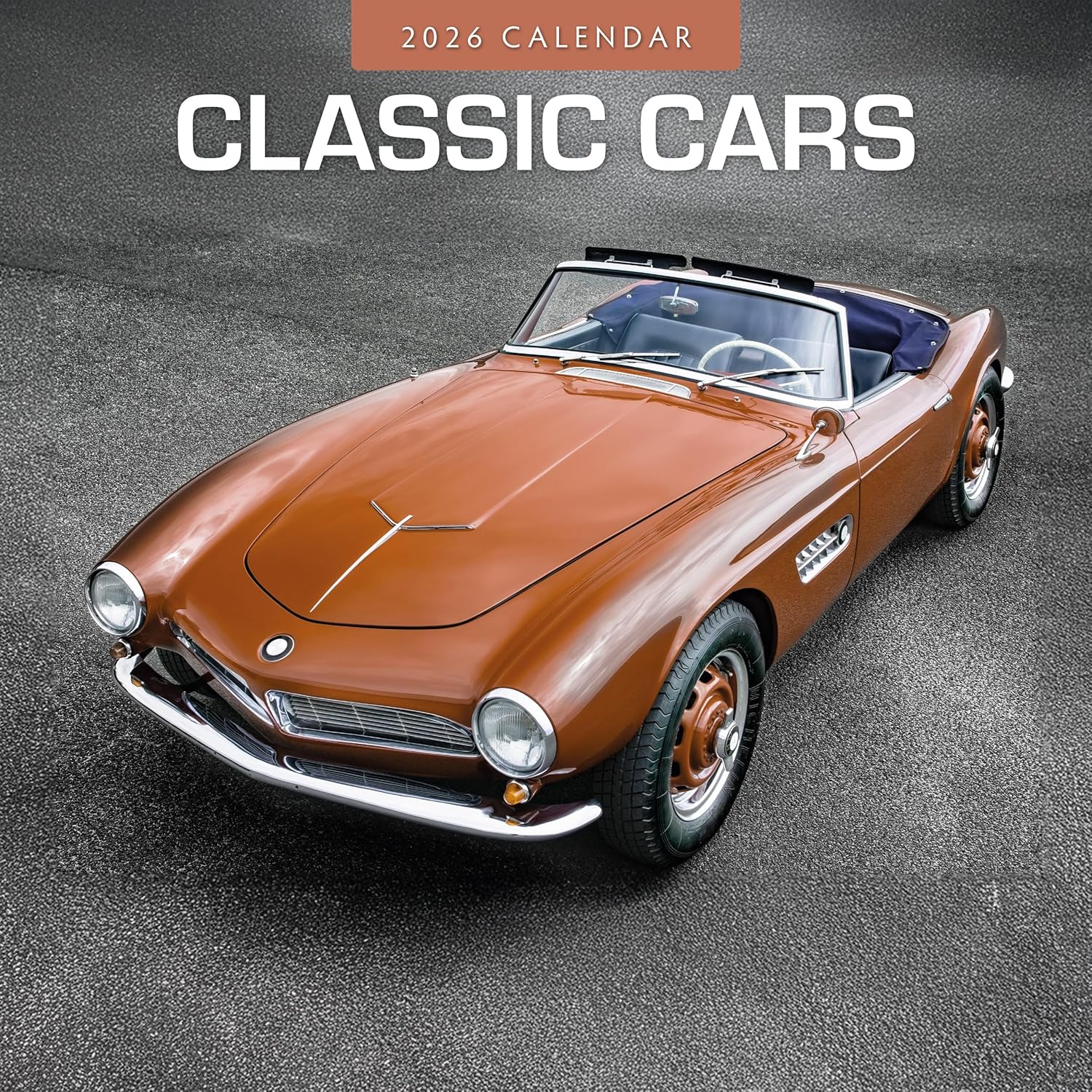 Red Robin 2026 Classic Cars Monthly Wall Calendar | 12" x 24" Open | Premium Thick & Sturdy Paper | Hangable 12 Month Calendar | Lined Notes & To Do Area | Vivid Images | Plastic Free
