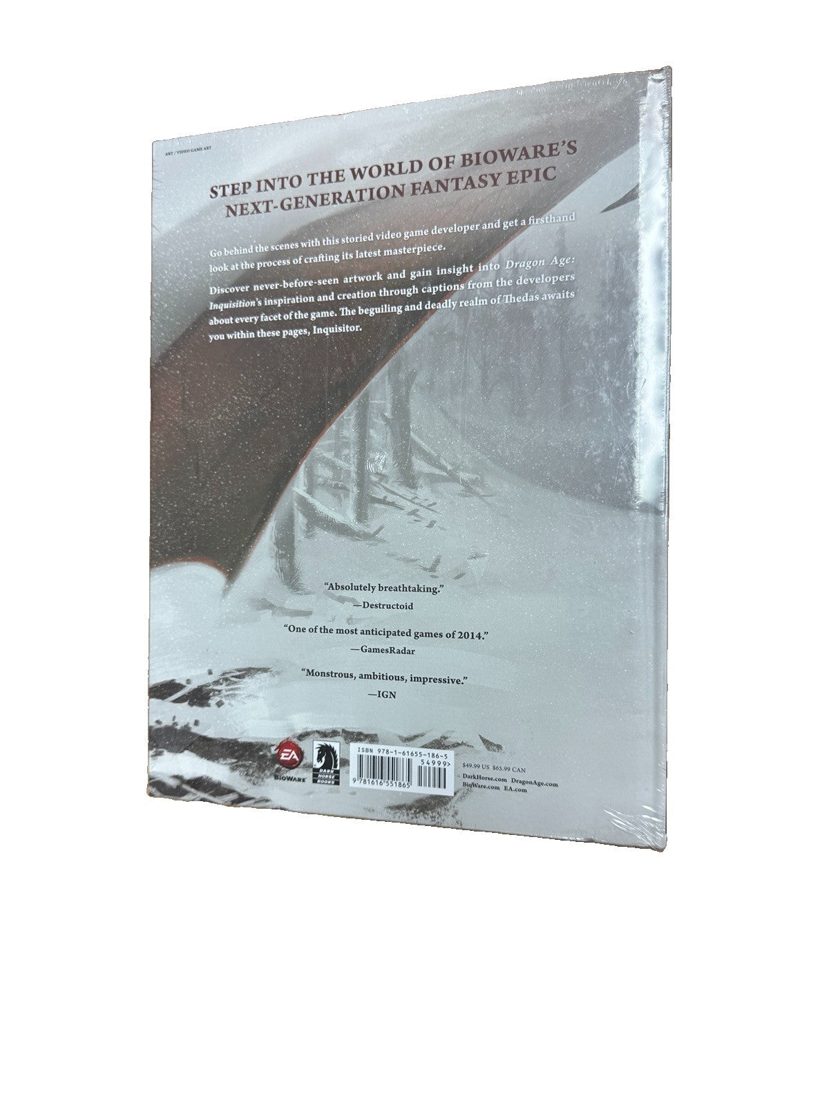 NEW The Art of Dragon Age: Inquisition Hardcover