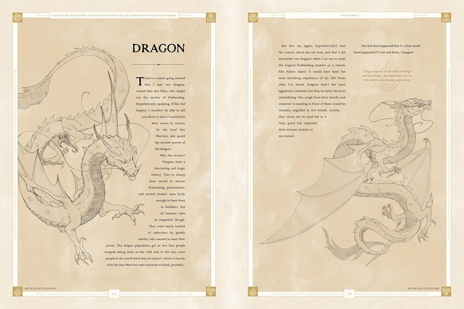 NEW Beasts of the Four Nations: Creatures from Avatar Dark Horse Books Hardcover