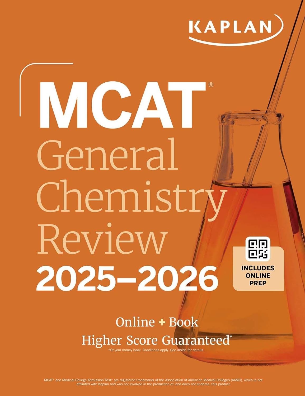 NEW MCAT General Chemistry Review 2025-2026 Kaplan Test Prep Online + Book PB